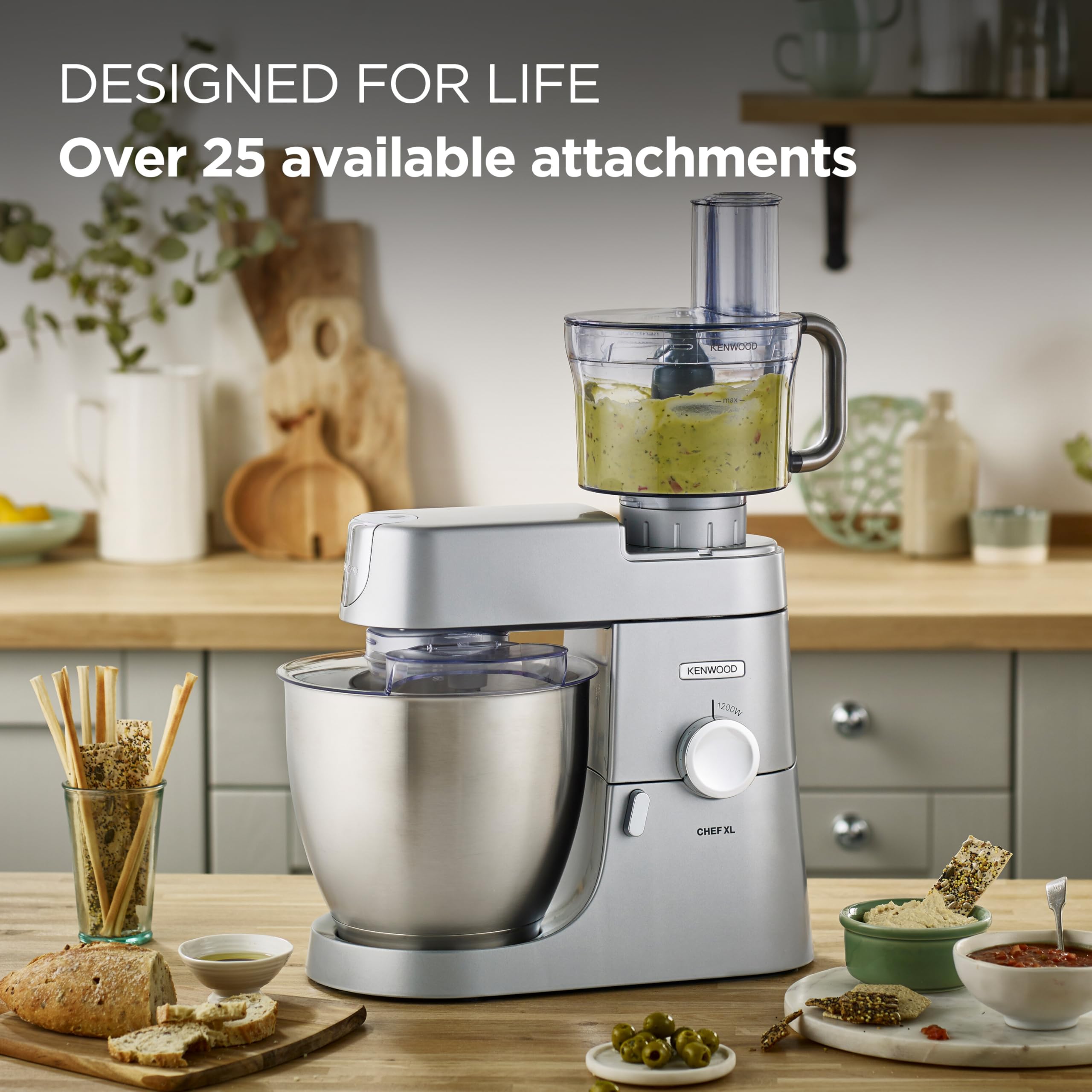Kenwood Chef Sense XL KVL4100S Kitchen Machine with Stainless
